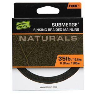 Fox Submerge Naturals Braid 0.30mm 55lb 24.9kg 600m