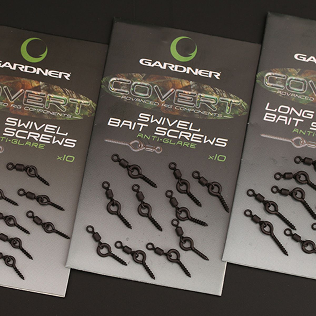 Gardner Covert Swivel Bait Screws Anti Glare 7.5mm 10pc - Imagen 2