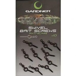 Los Gardner Covert Swivel Bait Screws Anti Glare 7.5mm están diseñados para ofrecer la máxima libertad de movimiento a los cebos de anzuelo.