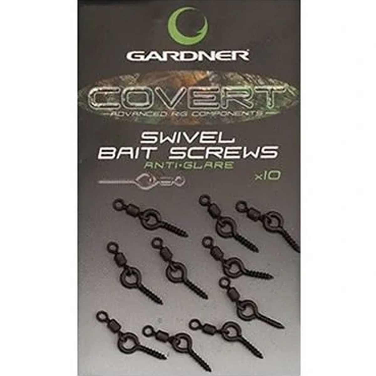 Los Gardner Covert Swivel Bait Screws Anti Glare 7.5mm están diseñados para ofrecer la máxima libertad de movimiento a los cebos de anzuelo.