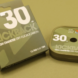 El One More Cast Kickback High Diameter Stiff Fluorocarbon 30lb está concebido para ser el aliado perfecto en tus montajes más técnicos.