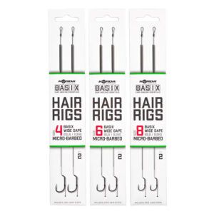 Los Korda Basix Hair Rigs Wide Gape Nº4 25lb están diseñados para quienes buscan montajes listos para usar con la máxima fiabilidad.