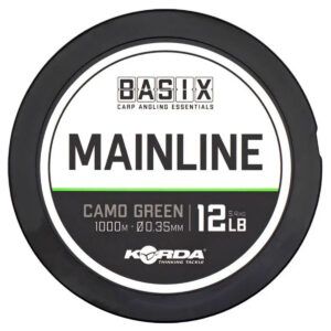 La Korda Basix Mainline 12lb 0.35mm 1000m es una línea principal versátil, duradera y con un excelente rendimiento general.
