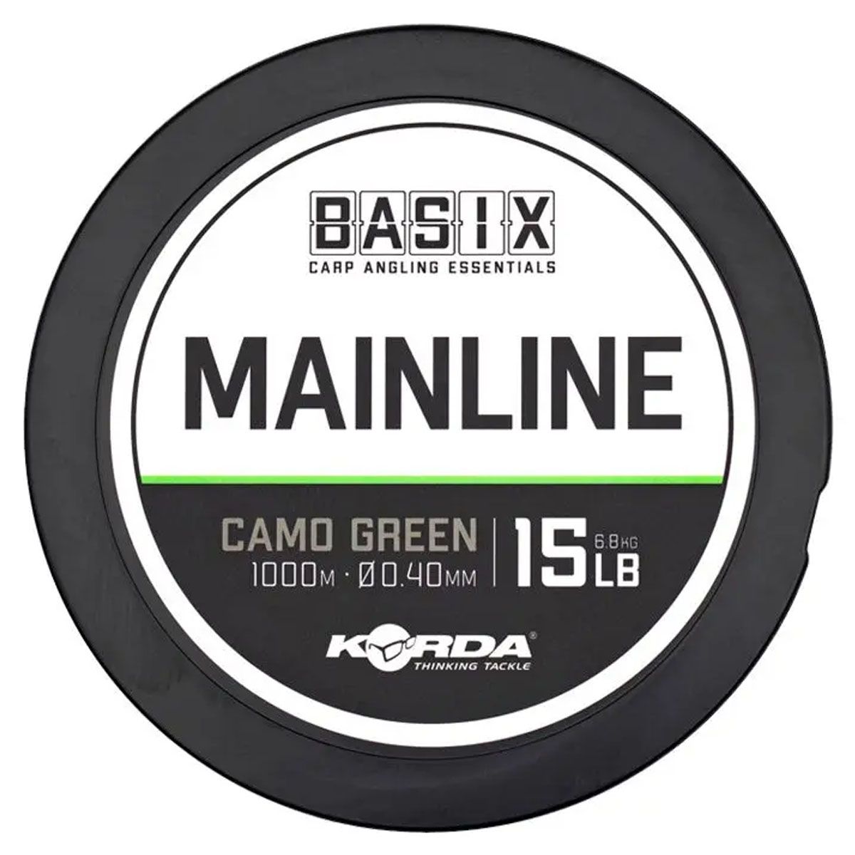 La Korda Basix Mainline 15lb 0.40mm 1000m es una línea principal versátil, duradera y con un excelente rendimiento general.