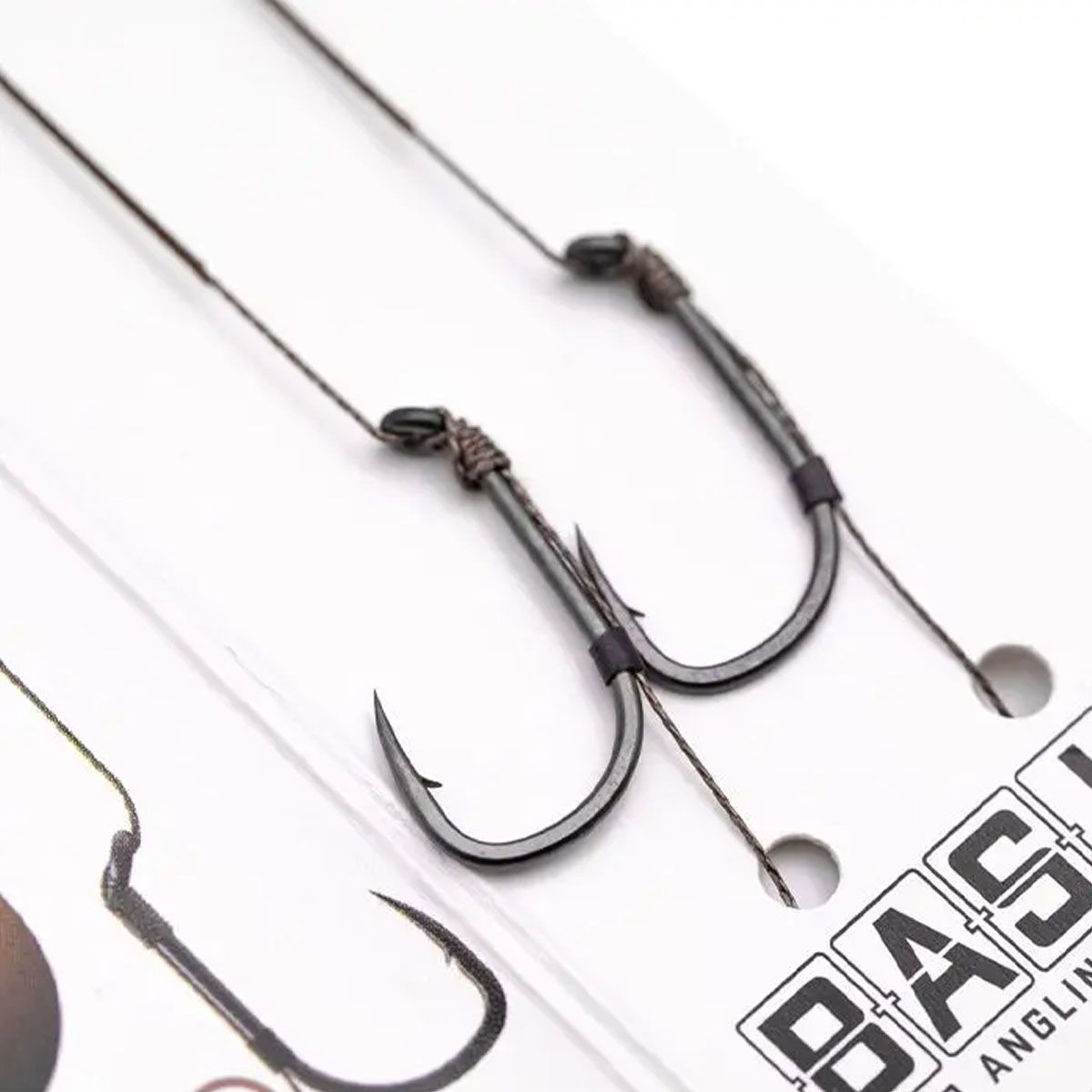 Korda Basix Ready Tied Hair Rigs Wide Gape Nº8 18lb - Imagen 3