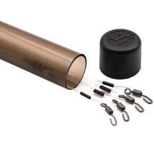 Los Korda Boom Tubes para mantener tus bajos de línea perfectamente organizados y protegidos, tanto durante el transporte como en tus jornadas de pesca.