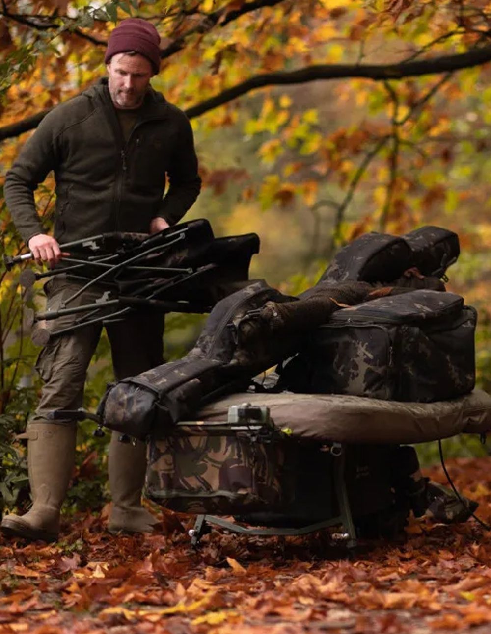 Korda Compac Funda Buzz Bar Bag Dark Kamo- L - Imagen 2