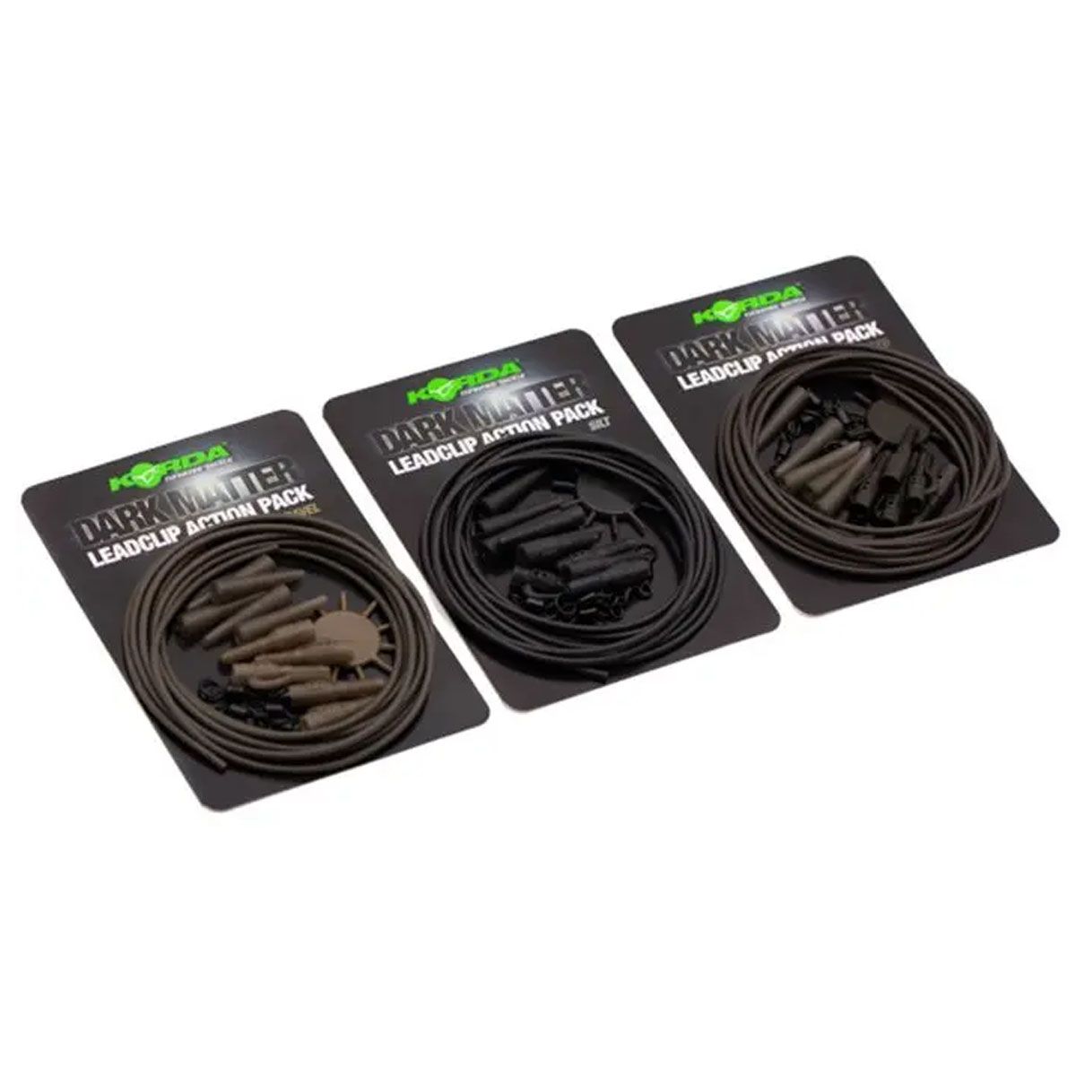 Korda Dark Matter Lead Clip Action Pack Weed - Imagen 3