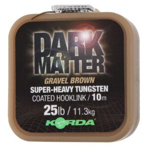 Korda Dark Matter Tungsten Coated Braid Gravel Brown 18lb/8,2kg(10m)