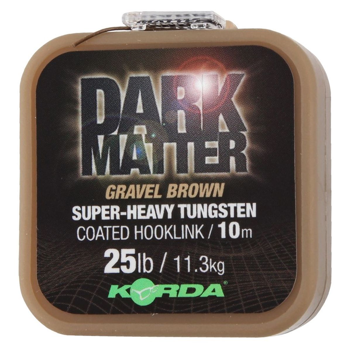 Korda Dark Matter Tungsten Coated Braid Gravel Brown 25lb/11,3kg(10m)