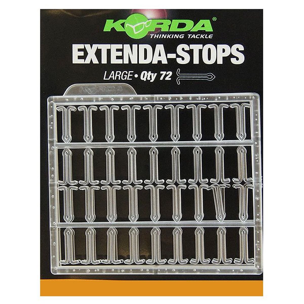 Korda Extenda Stops L permiten ajustar la separación entre el anzuelo y el cebo de forma rápida, lo que es ideal cuando cambias el tamaño del boilie.