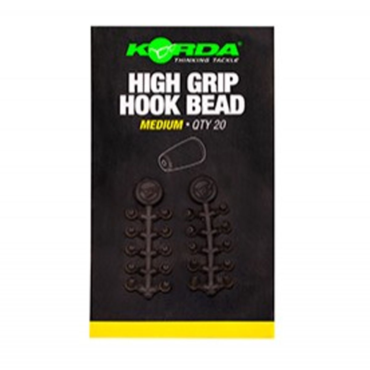 El Korda High Grip Hook Bead Medium es un accesorio de precisión diseñado para pescadores que buscan seguridad, control y estabilidad en sus montajes.