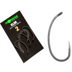 Los Korda Anzuelos Klor Nº2 es un anzuelo diseñado por Danny Fairbrass, pensado para ofrecer una acción de clavada rápida, segura y potente