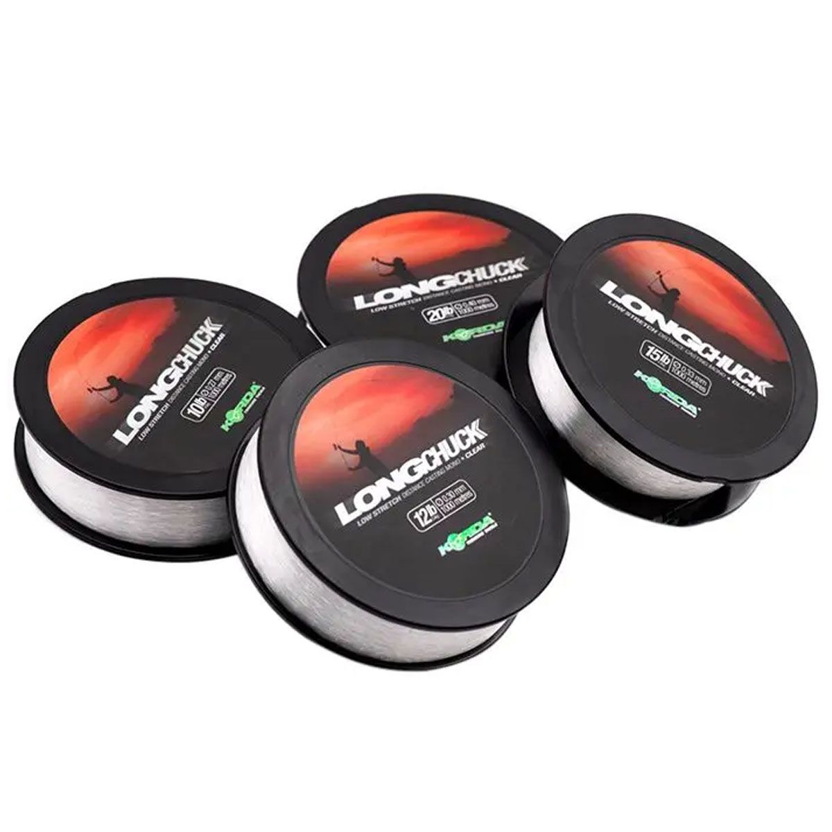 Korda Long Chuck Clear Line 12lb 0.30mm 1000mtr - Imagen 2