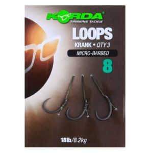 El Korda Loop Rig Size 8 Krank 18lb listo para usar diseñado para ofrecer una presentación perfecta y una gran versatilidad en el carpfishing moderno.