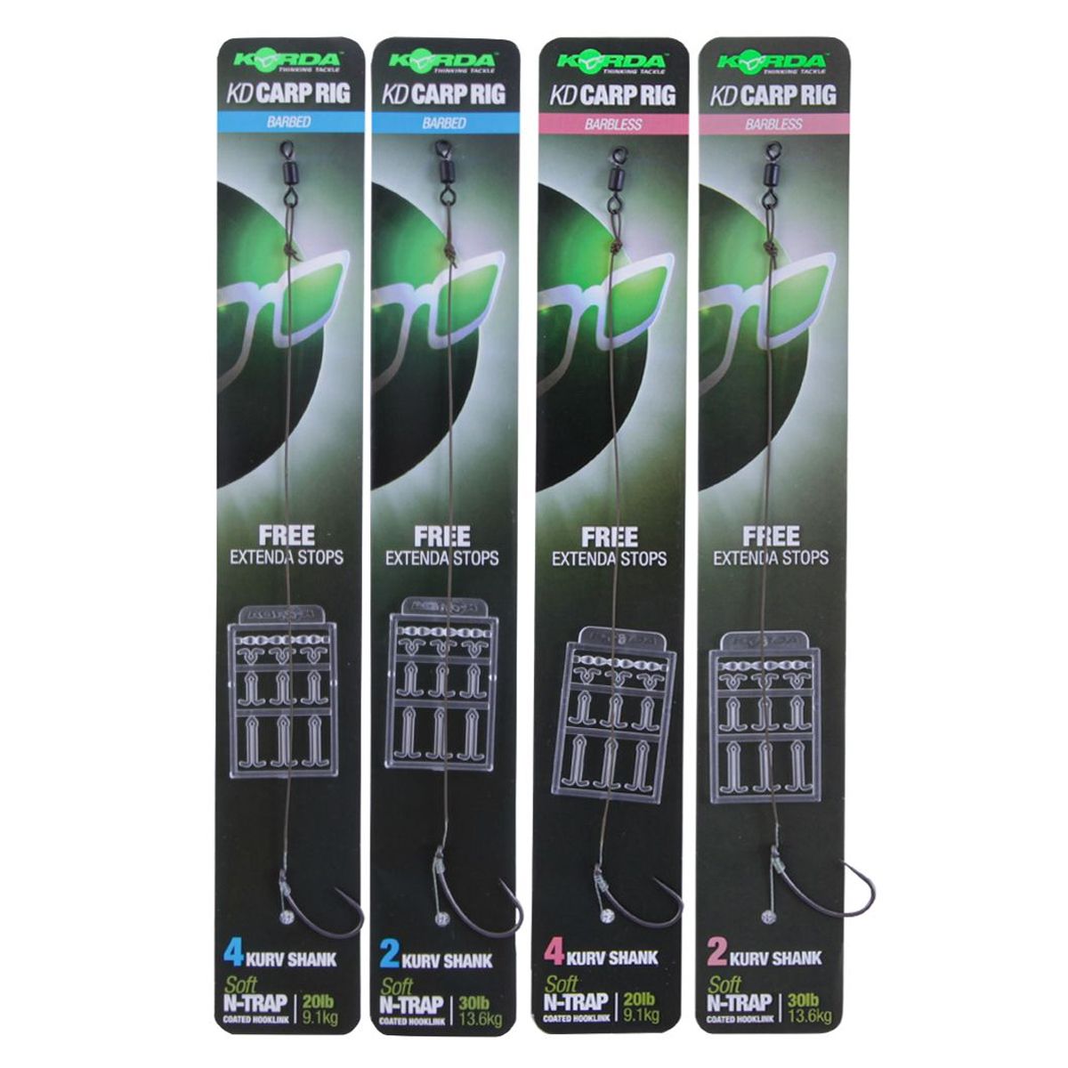 Korda N-Trap KD Rig Nº2 Kurv 20lb - Imagen 2