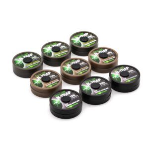 Korda N-Trap Semi Stiff Gravel 30lb Brown línea de trenzado recubierto que te ofrezca la rigidez perfecta para evitar enredos y la flexibilidad necesaria.