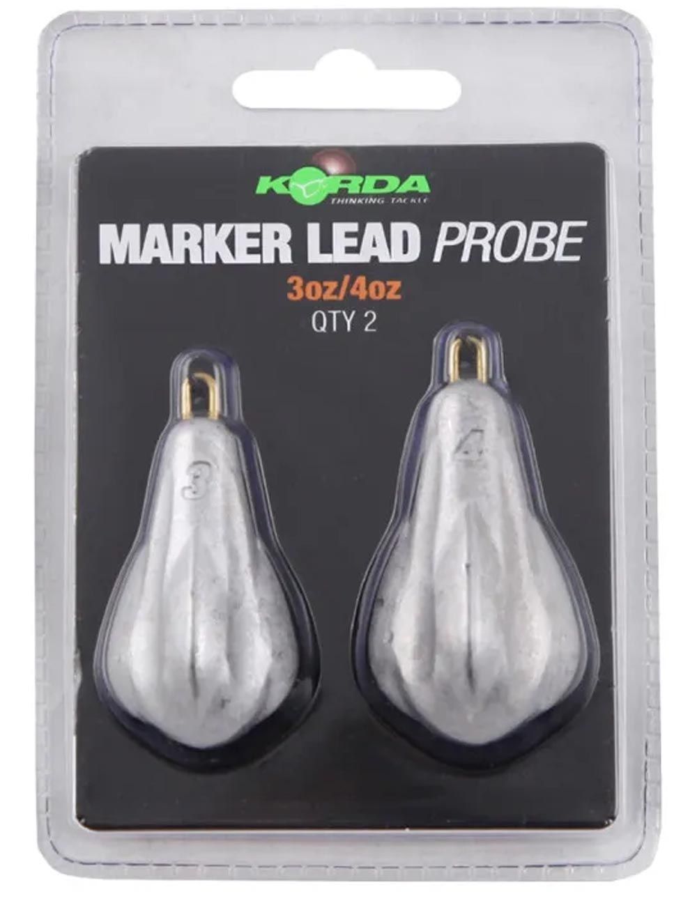 Korda Probe Marker Leads 3oz-4oz (Blister 2 unidades)
