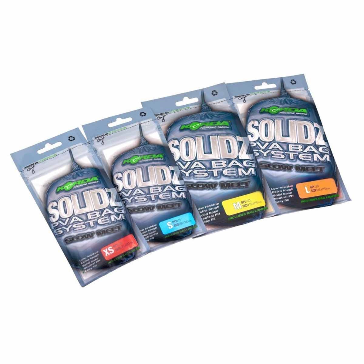 Korda Solidz Slow Melt PVA Bags M - Imagen 2