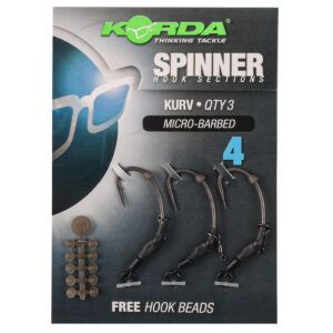 Korda Spinner Hook Sections Kurv Nº4 Micro Barbed