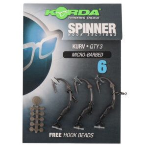 Korda Spinner Hook Sections Kurv Nº6 Micro Barbed