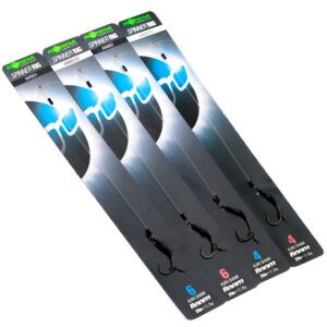 El Korda Ready Tied Spinner Rig Kurv Shank es la elección perfecta para quienes buscan máxima eficacia y ahorro de tiempo en la orilla.