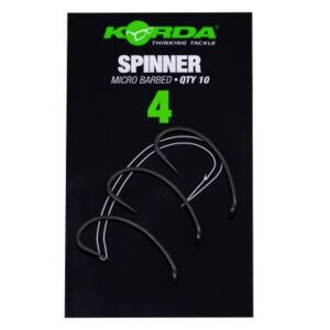 Korda Spinner Nº4  ha sido desarrollado específicamente para su uso con el Spinner Rig, ofreciendo un diseño técnico que mejora la eficacia en el anzuelo