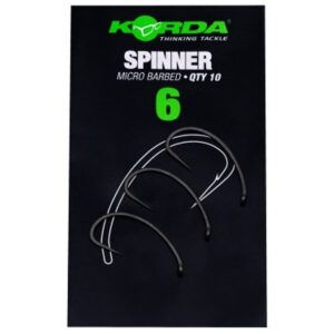 El Korda Spinner Nº6 ha sido desarrollado específicamente para su uso con el Spinner Rig, ofreciendo un diseño técnico que mejora la eficacia en el anzuelo