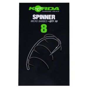 El Korda Spinner Nº8 ha sido desarrollado específicamente para su uso con el Spinner Rig, ofreciendo un diseño técnico que mejora la eficacia en el anzuelo