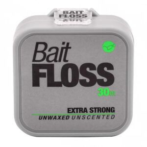 El Korda Unwaxed Bait Floss 30m es un hilo técnico diseñado para pescadores que buscan máxima seguridad y durabilidad en el montaje de sus cebos.