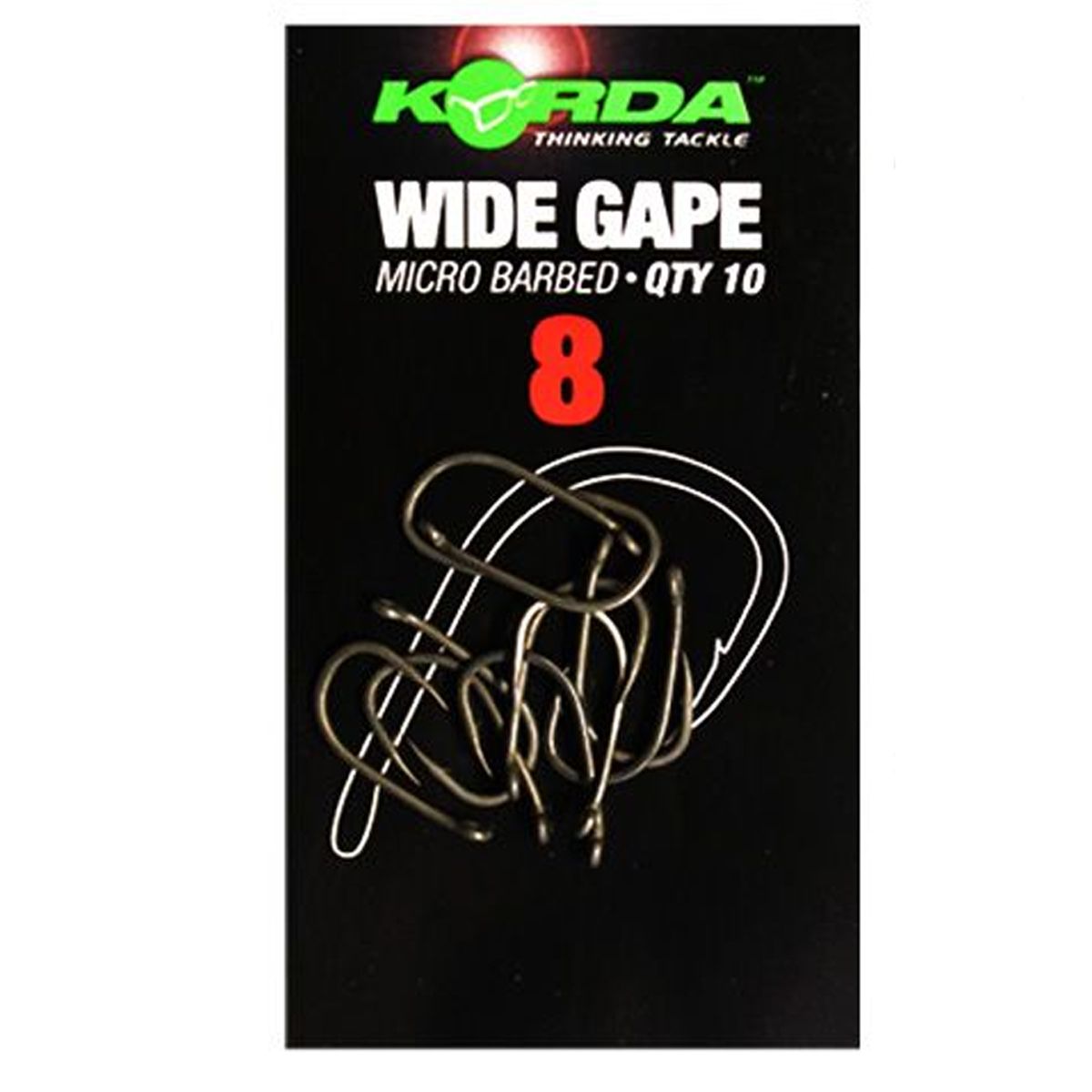Korda Wide Gape Nº8 Micro Barbed - Imagen 2