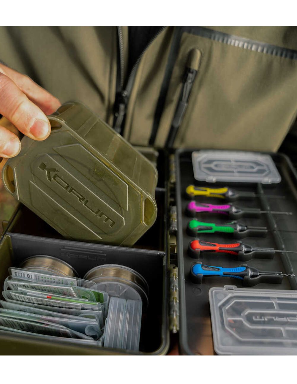 Korum Roving Blox Fully Loaded Tackle Box - Imagen 6