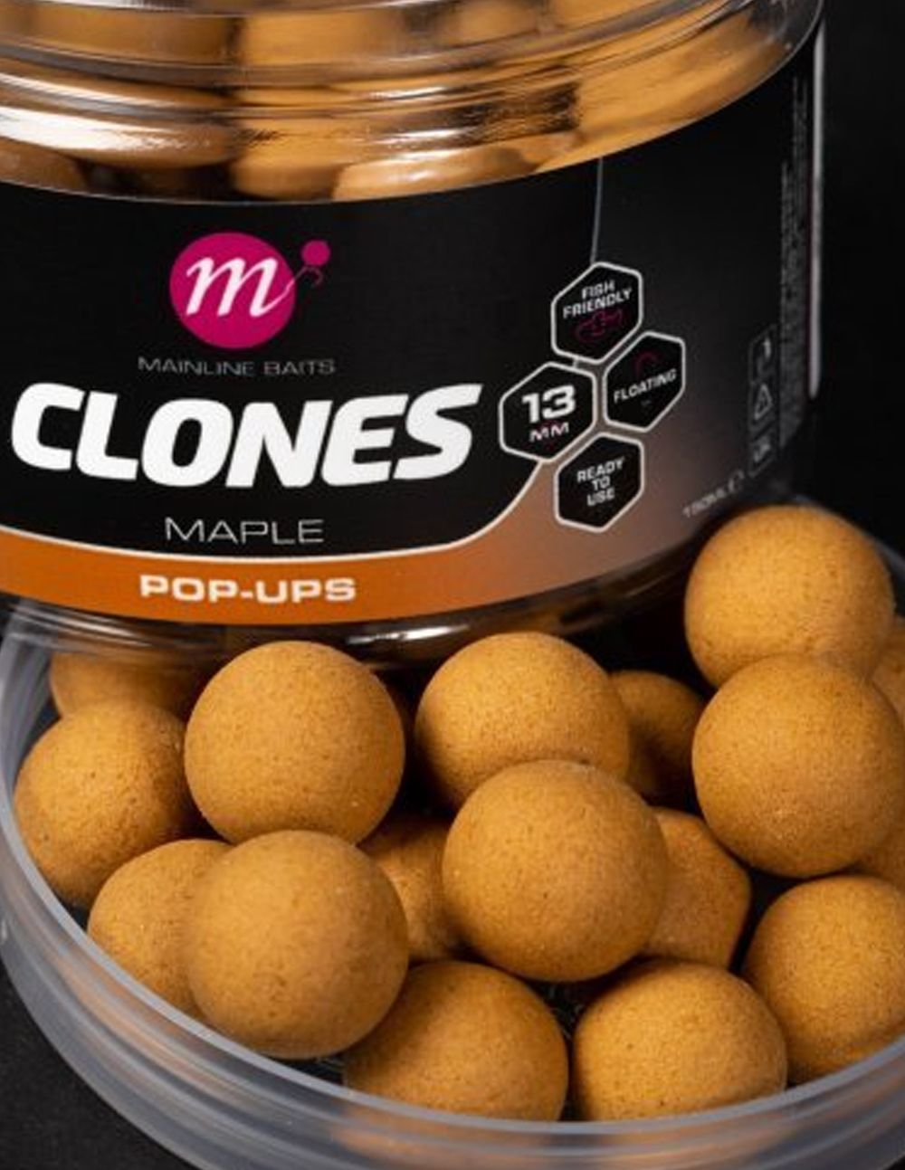 Mainline Clones Barrel Pop Ups Maple 13mm - Imagen 2