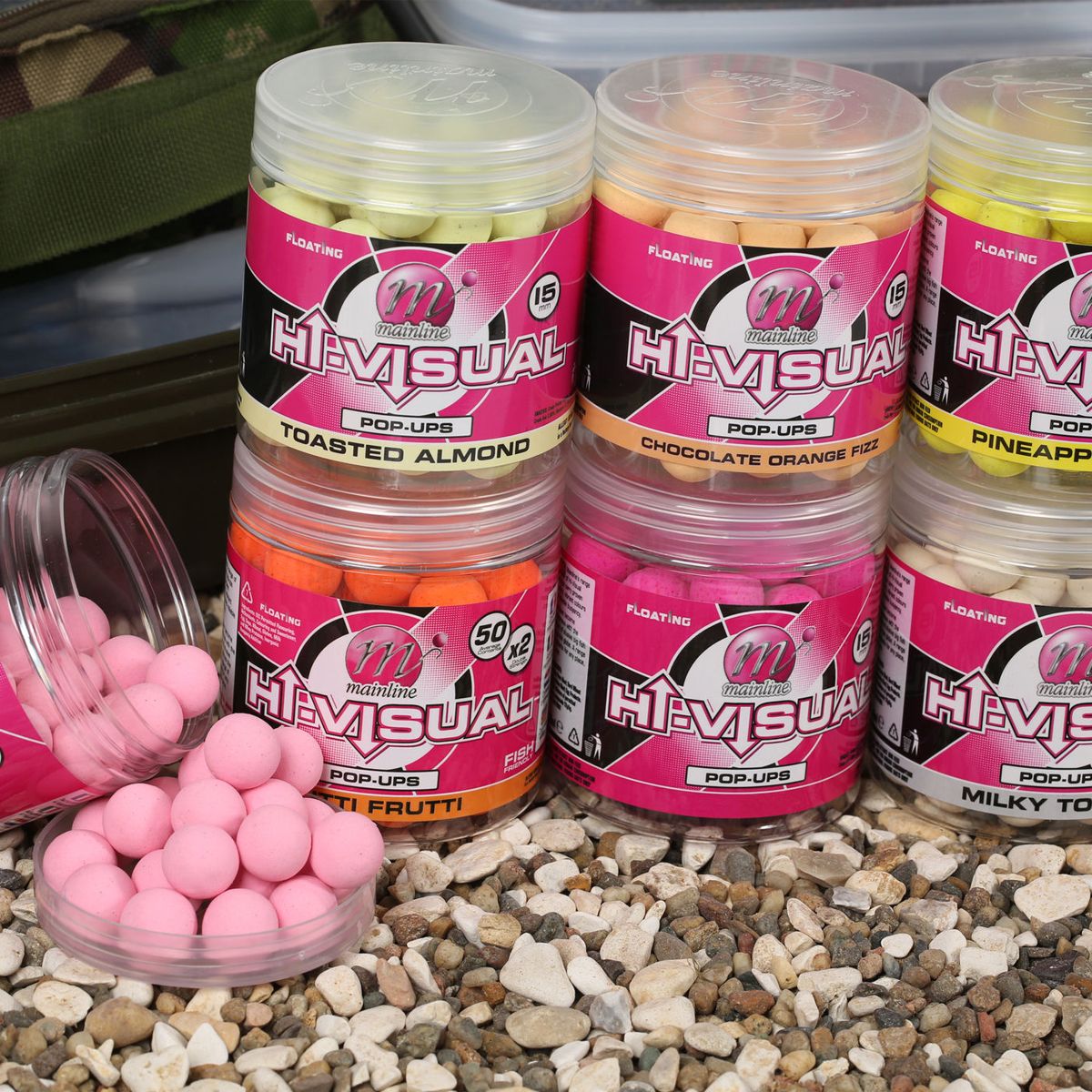 Mainline Hi-Visual Pop Ups Orange Tutti Frutti 15mm 250ml - Imagen 3