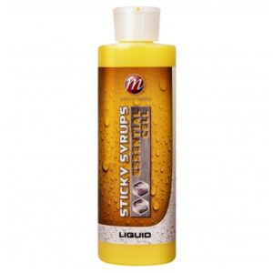 El Mainline Match Syrup Essential Cell un jarabe pegajoso diseñado para potenciar cualquier cebo y maximizar la efectividad de tus sesiones de carpfishing.