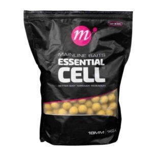 Los Mainline Shelf Life Boilies Essential Cell 20mm son el resultado de la fusión entre dos cebos legendarios: el Cell™ original y el Essential IB™.