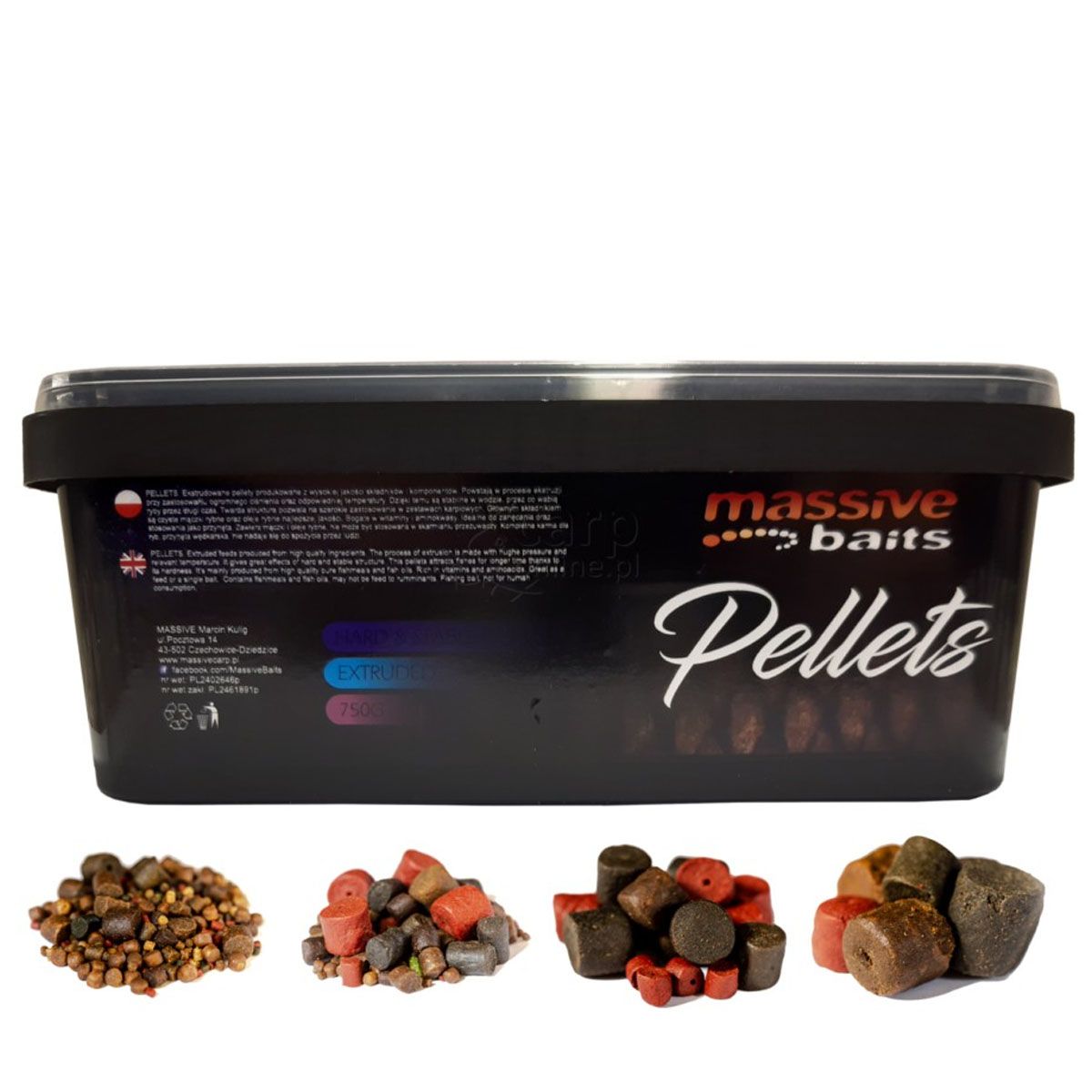 Massive Baits Micro Mixed Pellets XS 1,5 - 3mm 1Kg - Imagen 2