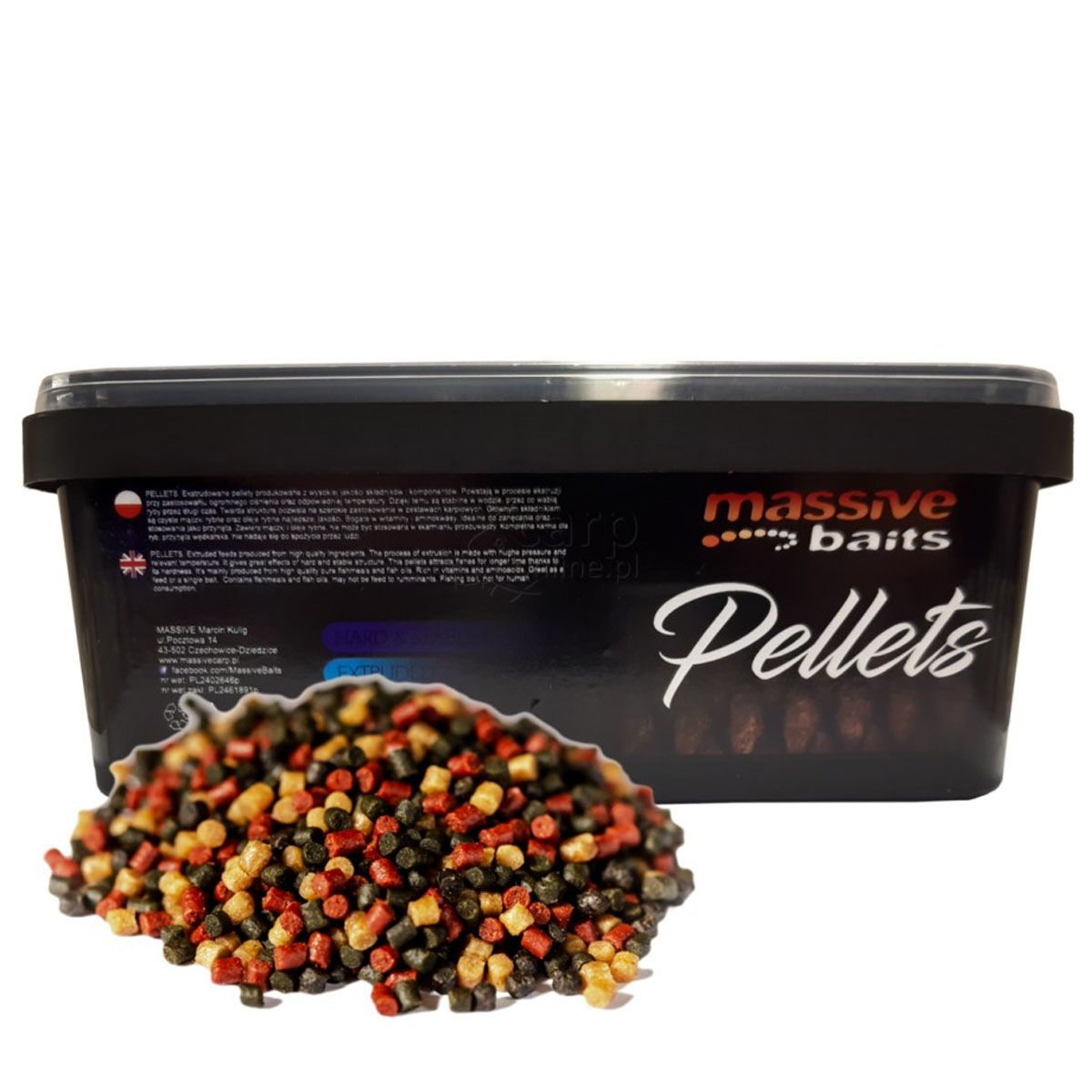 Massive Baits Micro Mixed Pellets XS 1,5 - 3mm 1Kg - Imagen 3