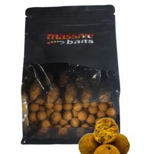 Massive Baits Pineapplez Butyricco 18mm Combinan un aroma dulce e intenso de piña con el inconfundible impacto del ácido butírico