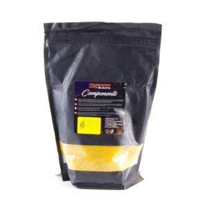 El Massive Baits Robin Gold natural y altamente nutritivo, diseñado para enriquecer la composición de boilies, groundbaits, spodmixes y stickmixes.