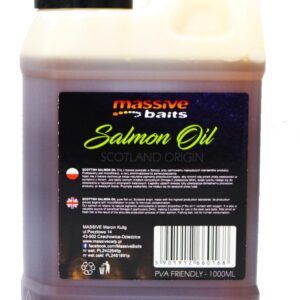 Massive Baits Aceite de Salmón es un aditivo natural de alta calidad, producido en Escocia bajo estrictos estándares de higiene y pureza.