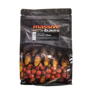 Massive Baits Special Boilies Scarlett Robin Red 18mm estos boilies para carpas combinan una mezcla equilibrada de ingredientes altamente solubles.