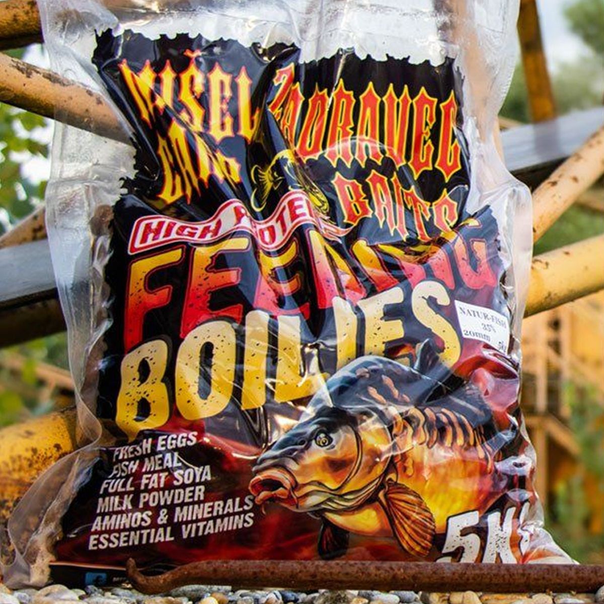 Misel Zadravec Boilies Hi-Protein Krill & Garlic 20mm 5kg - Imagen 2