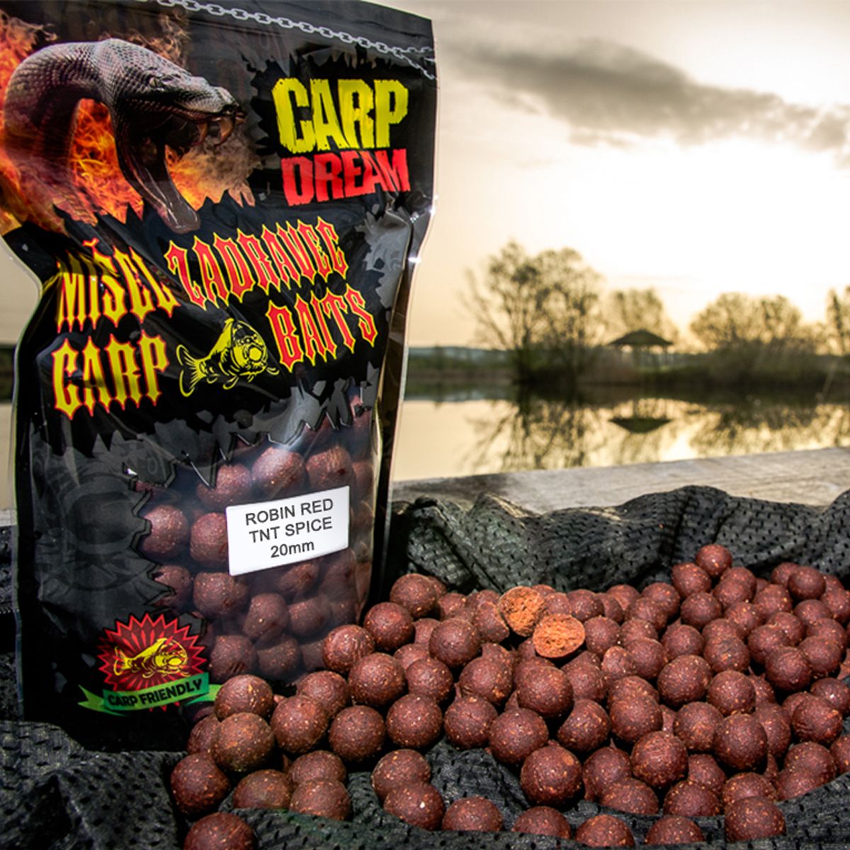 Misel Zadravec Carp Dream Boilies Krill & Garlic 20mm 1kg - Imagen 2