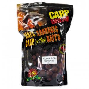 Misel Zadravec Carp Dream Boilies Robin Red TNT Spice 20mm el Robin Red y una mezcla secreta de especias perfeccionando su fórmula.