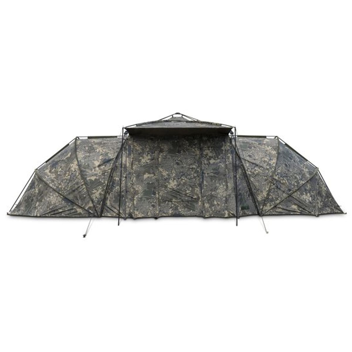 El Nash Bank Life Gazebo Camo Pro la máxima calidad en refugios para pesca y acampadas largas. Se trata de un modelo mejorado en todos los sentidos.