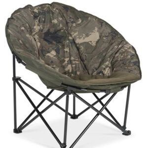 Nash Silla Bank Life Moon Camo combina comodidad, ligereza y diseño funcional para pescadores que disfrutan de largas jornadas junto al agua