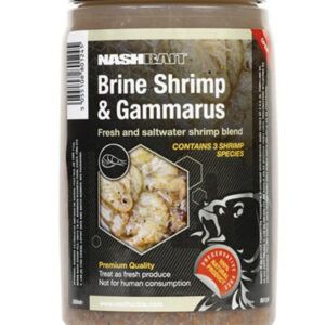 Nash Brine Shrimp & Gammarus se basa en la utilización intensiva de alimentos para camarones en la acuicultura, con el objetivo de estimular la alimentación