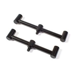 La Nash Buzz Bar 2 Cañas Front Wide 17 cm solución robusta y elegante para mantener tus cañas perfectamente alineadas y estables durante la sesión.