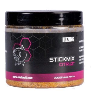 Nash Citruz Fizzing Stick Mix Nash Citruz Fizzing Stick Mix revoluciona la pesca de carpas al atraer a los peces incluso cuando otros cebos fallan.